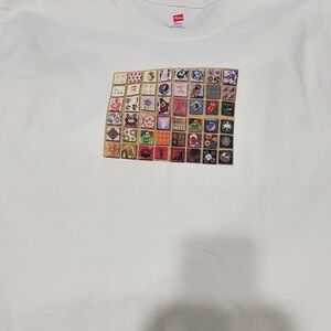 Blotter paper art t shirt.